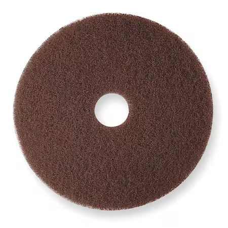 3M 7100 Stripping Pad, 13 In, Brown, Pk5