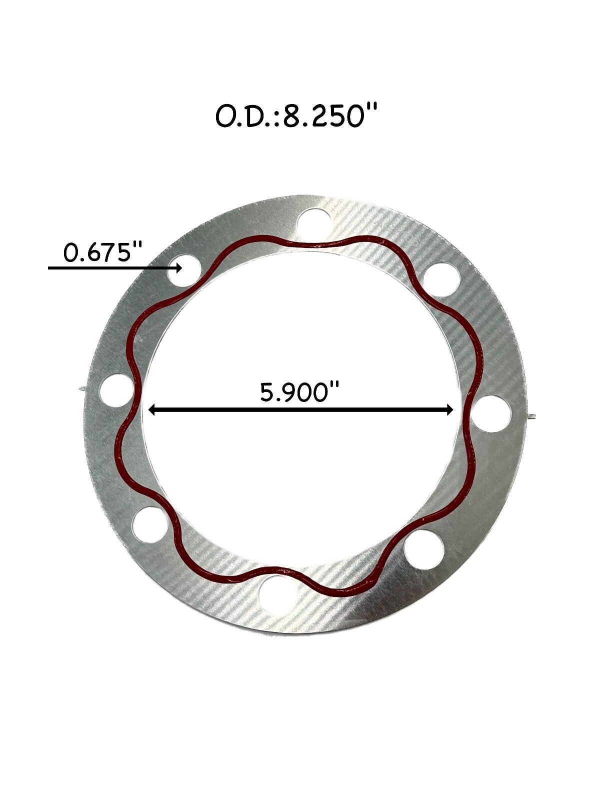 Drive Flange Gasket Metal GT-4AG2106 7.000″ BHC