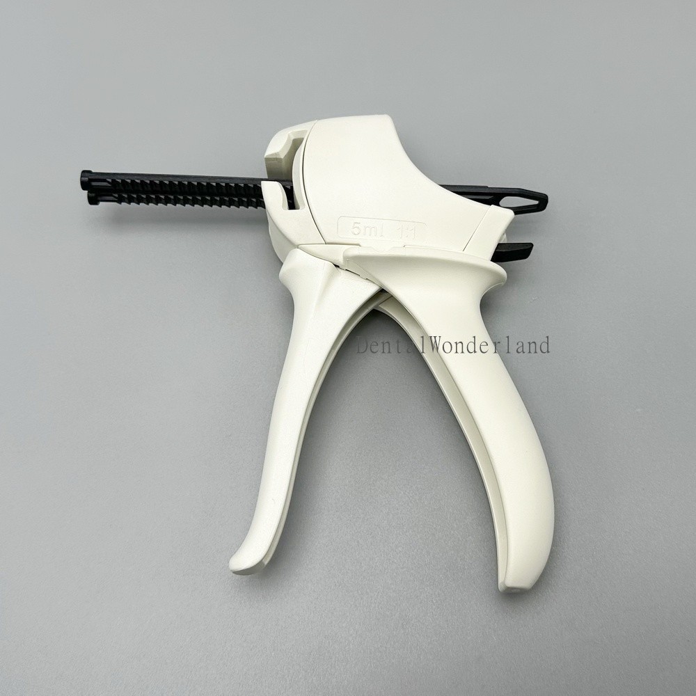 Dental Impression Mixing Dispensing Gun Universal Delivery Dispenser Gun 5ml 1:1