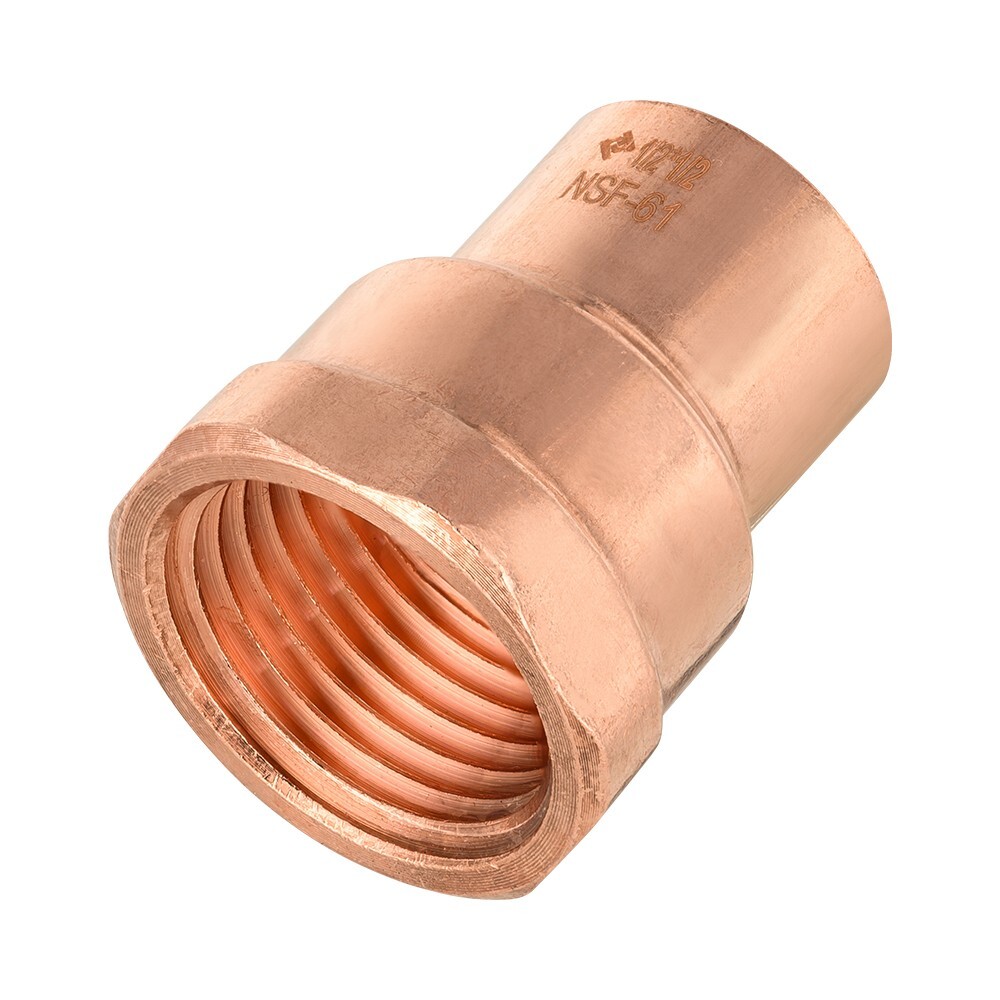 10 PCS EFIELD 1/2″ C x 1/2″ FNPT Copper Female Adapter Fittings, Lead Free