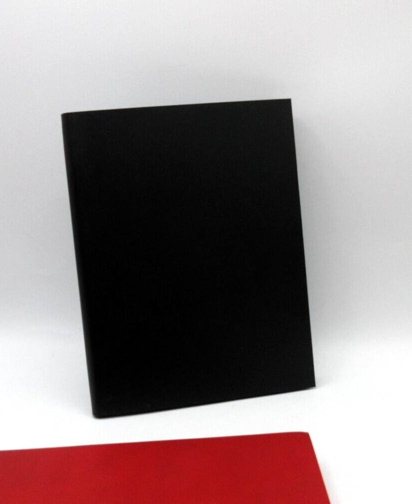 Sketch Write Sketchbook and Journal Leather Cover 7×9″ Graphic Image BLACK