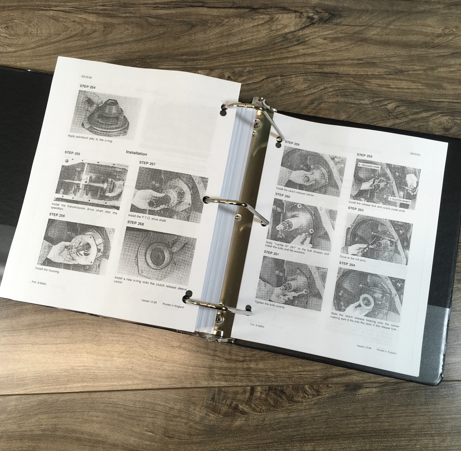 Case IH 585 Tractor Service Manual Parts Catalog Repair Shop Set Workshop Book