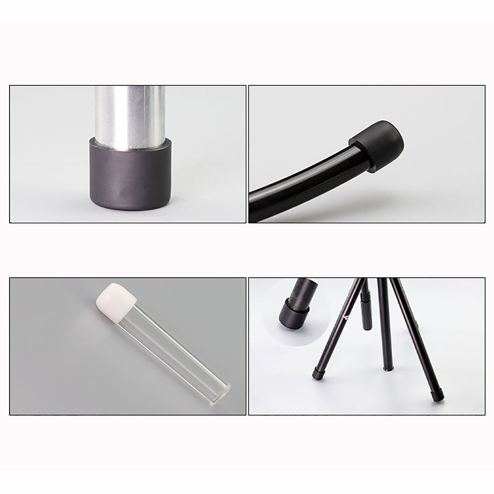 Black Pipe Tube Plugs End Cover Caps Silicone Rubber Round Blanking 2.8mm-78.5mm