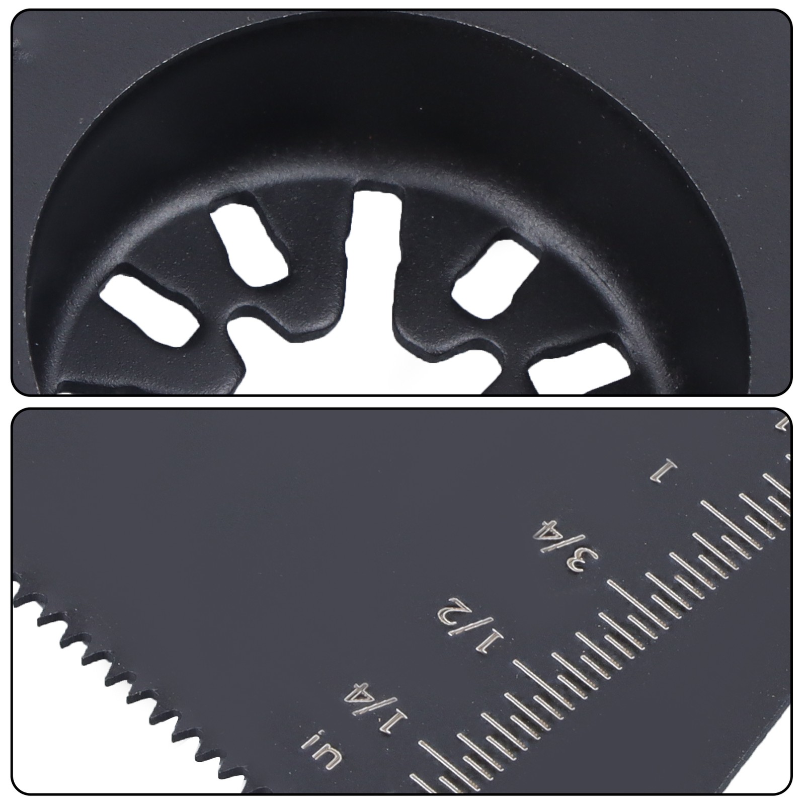 25PCS Titanium Oscillating Tool Blade, Professional Bi-Metal Multitool Blades Ki