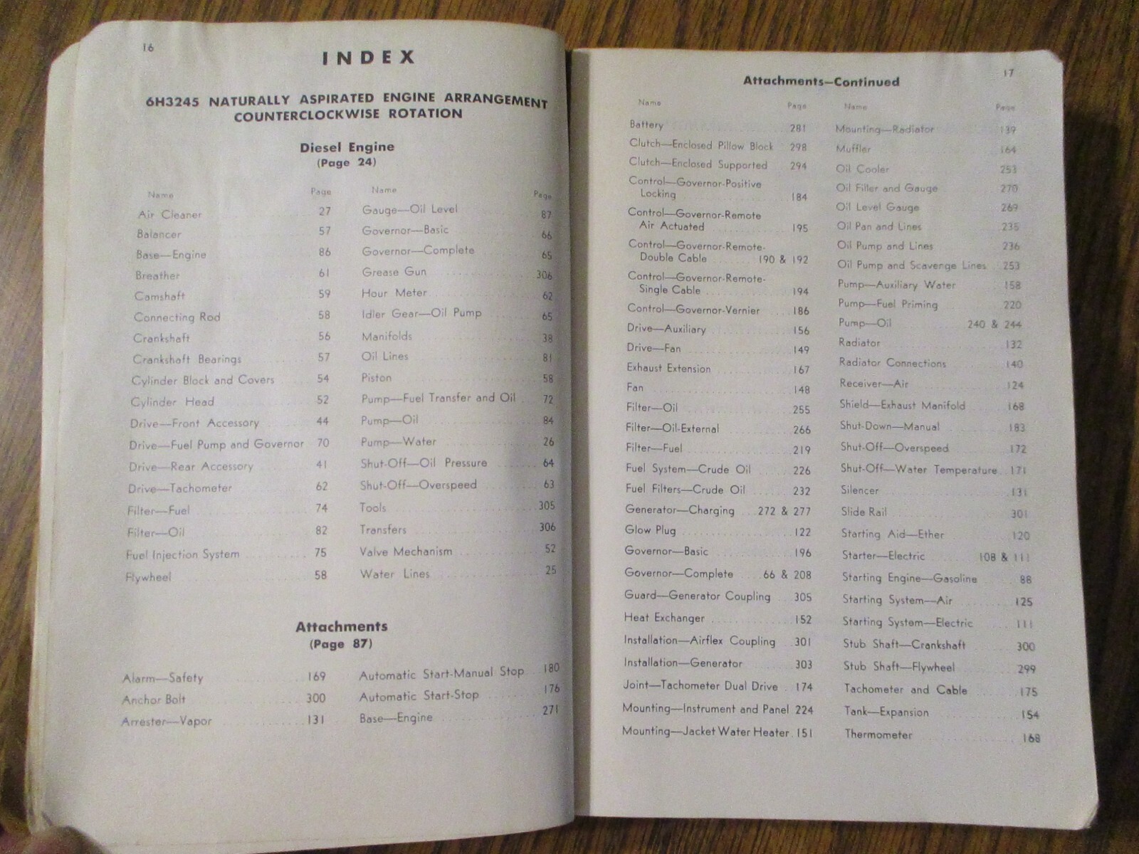 Caterpillar D375 Engine Parts Book Catalog Manual s/n 4381 to 4381226 Inclusive