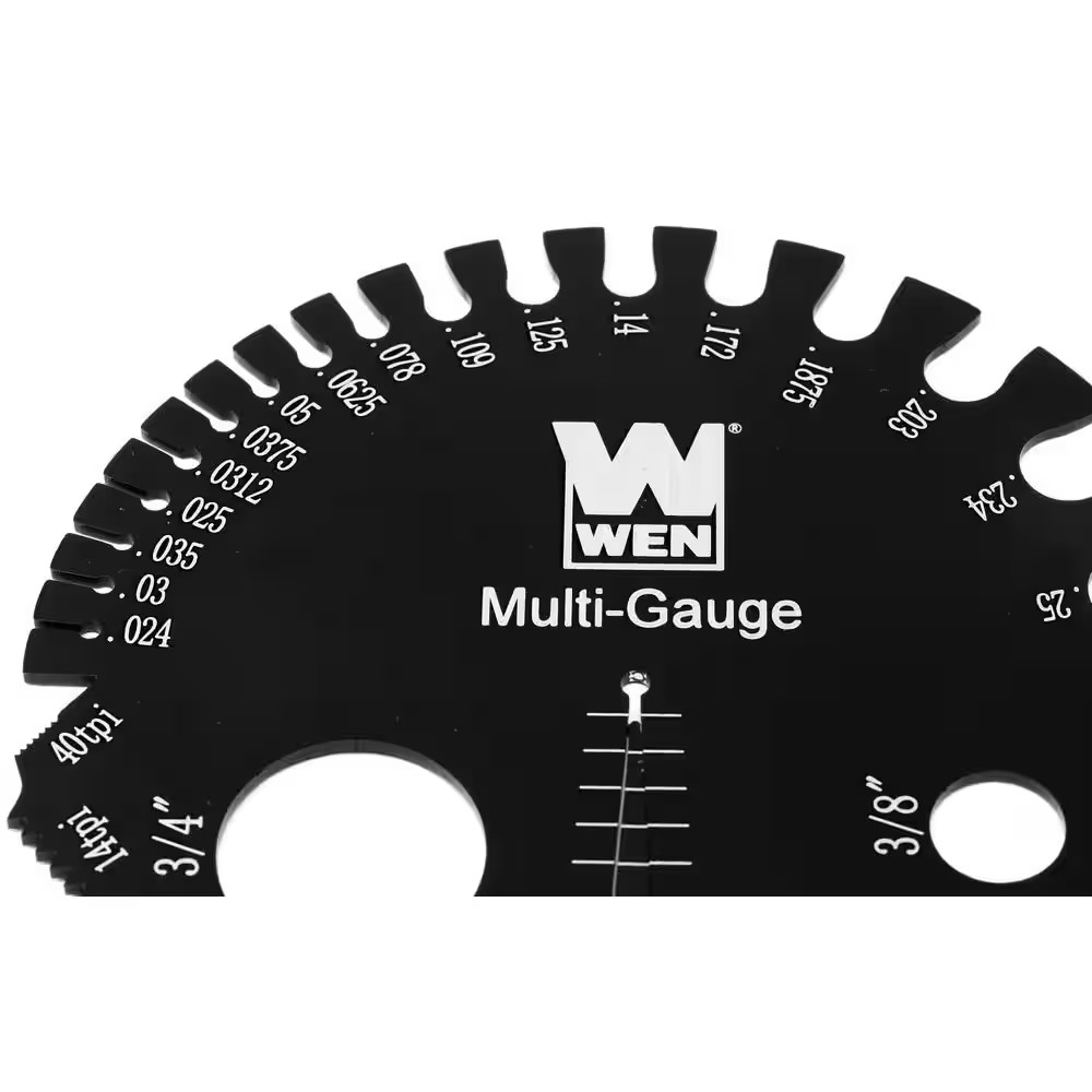 6-11/16 In. Metric and Imperial Metal Thread Pitch Multi-Gauge with Carrying Cas