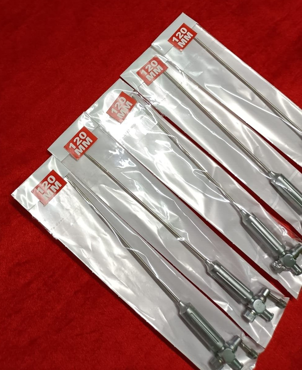 Laparoscopic Veress Needle 120mm SS Best Quality Reusable Instrument – 5pc