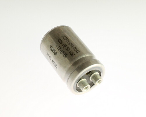 M39018/04-0041 SPRAGUE capacitor 1,000uF 50V Aluminum Electrolytic Large Can Com