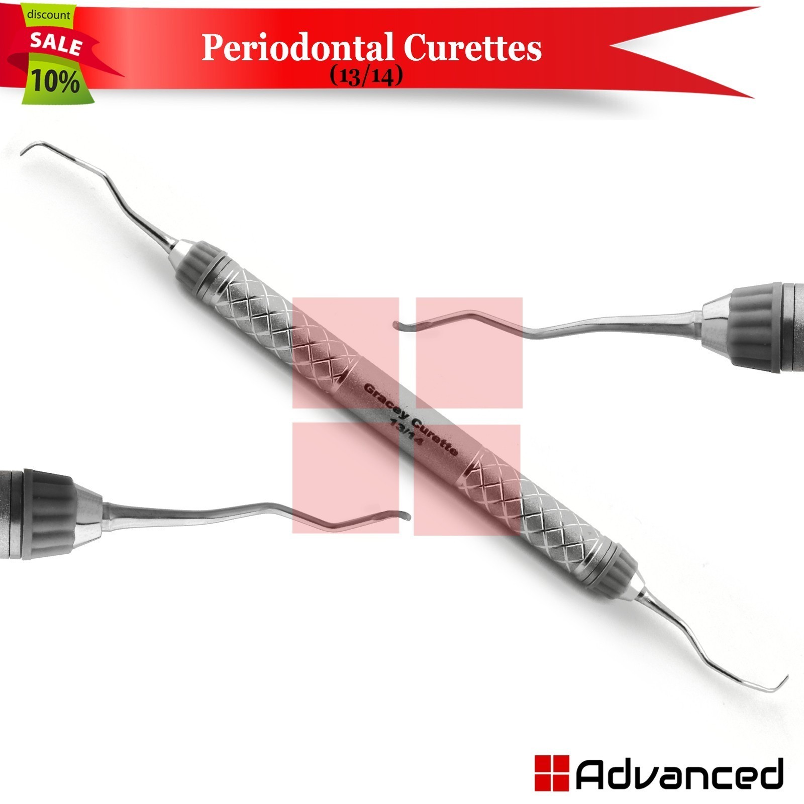 7Pcs Dental Scaling Instruments Set Periodontal Universal Curettes & Scalers Kit