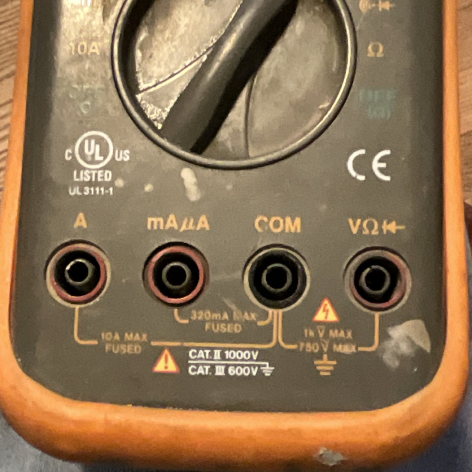 Blue Point Digital Multimeter UL3111-1 CAT II CAT III 1000V Auto-Ranging