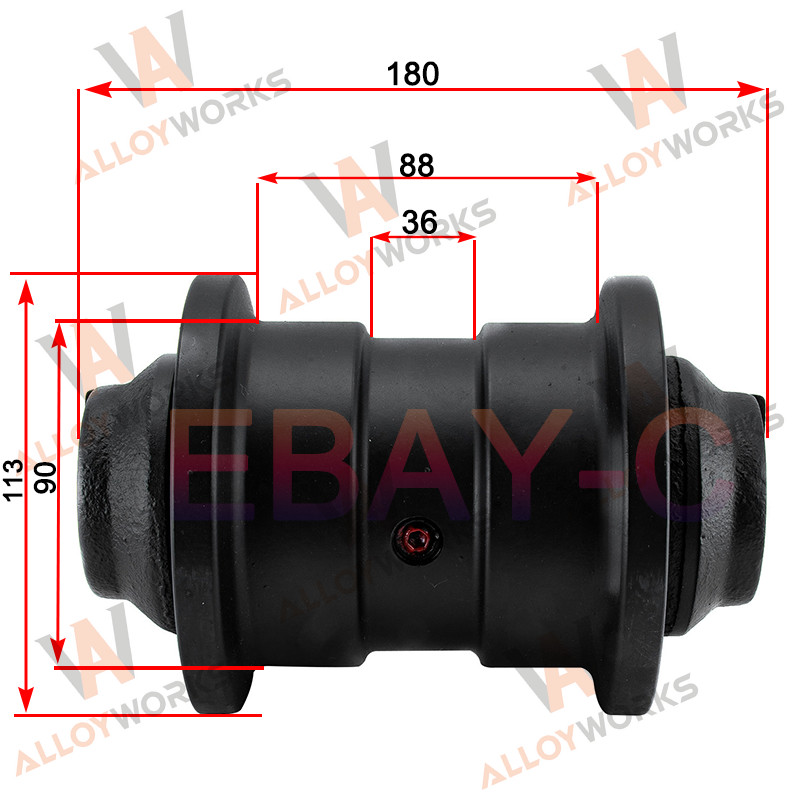 1/2/3/4/6 Bottom Roller Track Roller For IHI IHI28J Mini Excavator Undercarriage