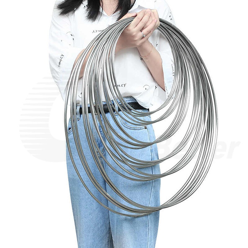 Stainless Steel O Ring Polished Welded Round Ring Heavy Duty Solid 9-344mm ID A2