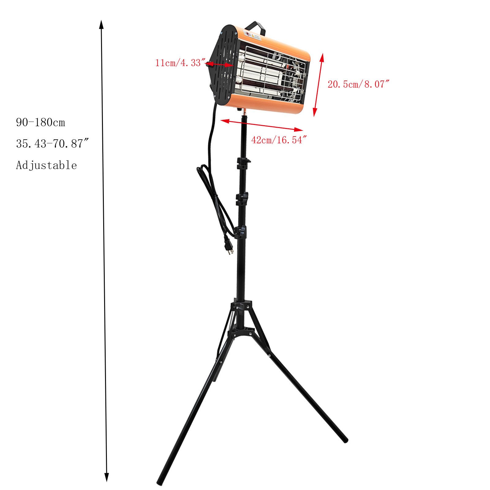 110V Auto Paint Spraying Grill Tool Sheet Metal Heating Equipment 13.78» Baking