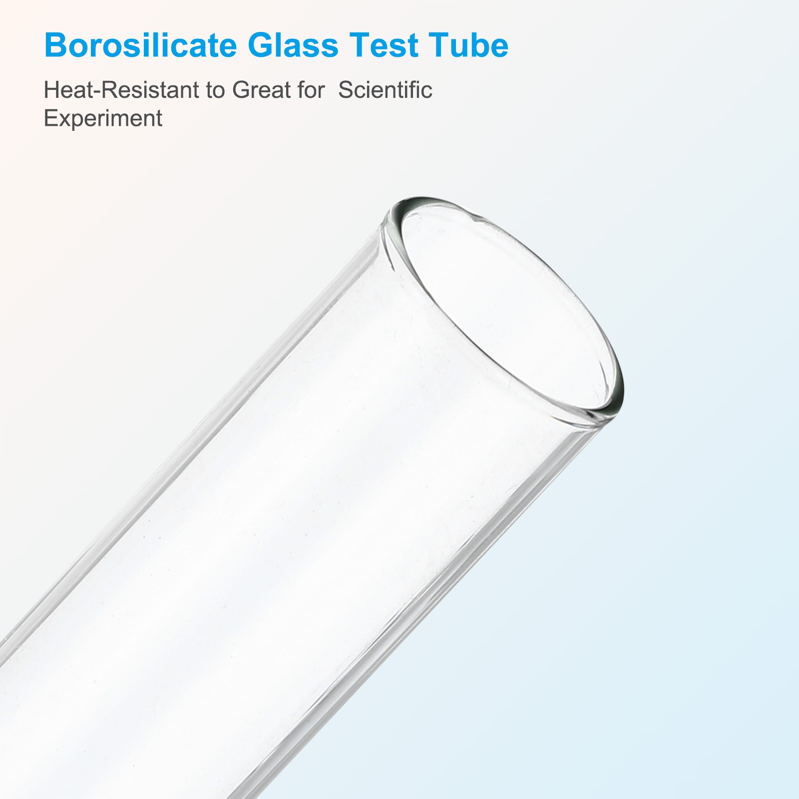 10ml Test Tubes, 20pcs 3.94×0.63in Glass Test Tube Containers