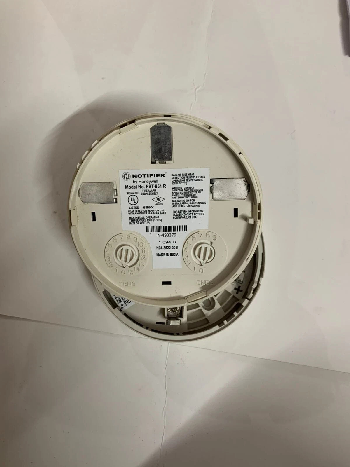 Notifier FST-851R Heat Detector