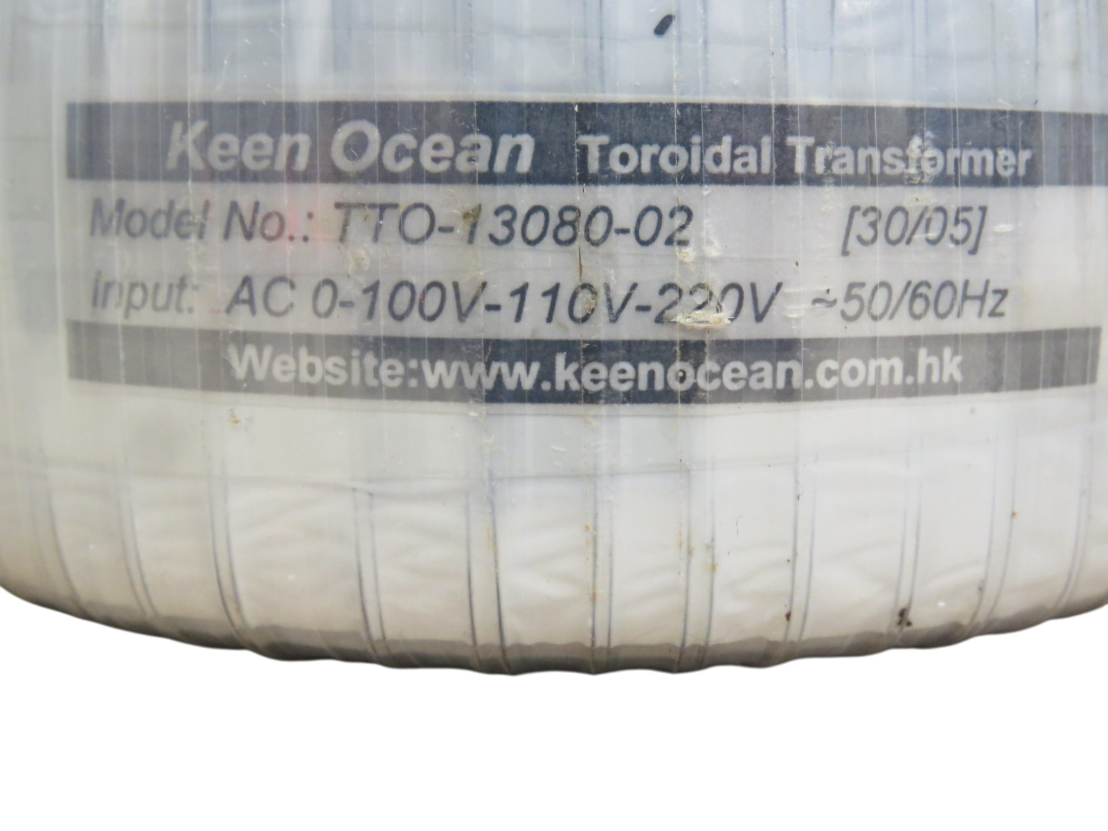 Keen Ocean Toroidal Transformer TTO-13080-02 / AC 0-100V-110V-220V 50/60Hz