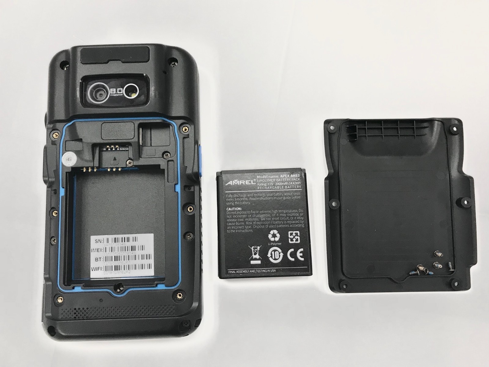 Mobile 5.3″ Android Handheld PDA with 2D Barcode Reader 