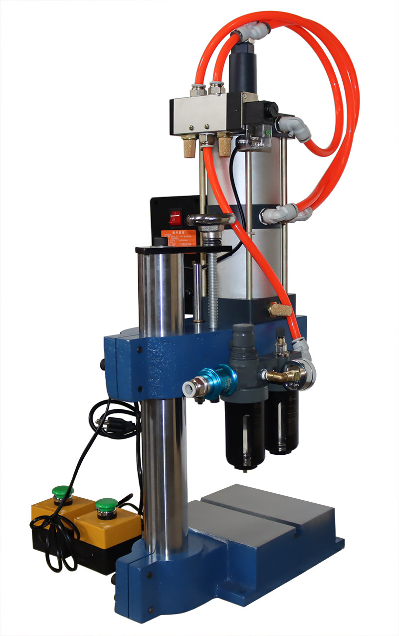 2205lbs/1000kg Pneumatic Punch Press Machine Adjustable Cylinder 110V Controller