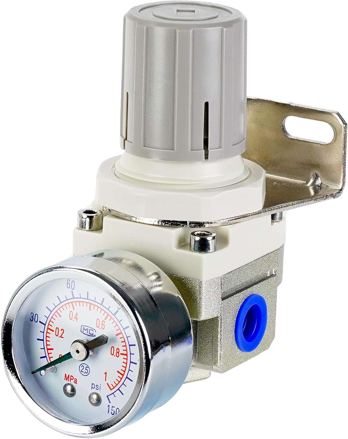 Air Pressure Regulator with 1/4″ Port, Air Compressor Regulator with 0-150 PSI