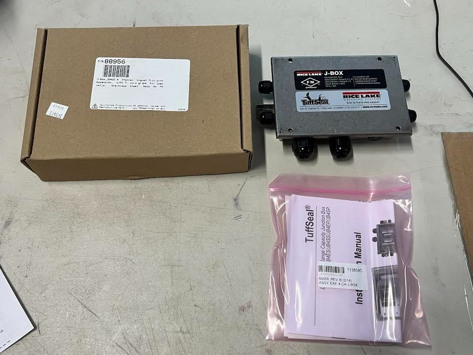 Rice Lake 88956 J-Box JB4SS 4 Channel Signal Trim with Expansion New in Box