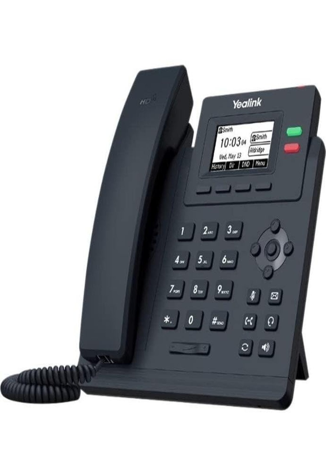 Yealink SIP-T31P IP Phone – Corded – Corded – Wall Mountable – Classic Gray