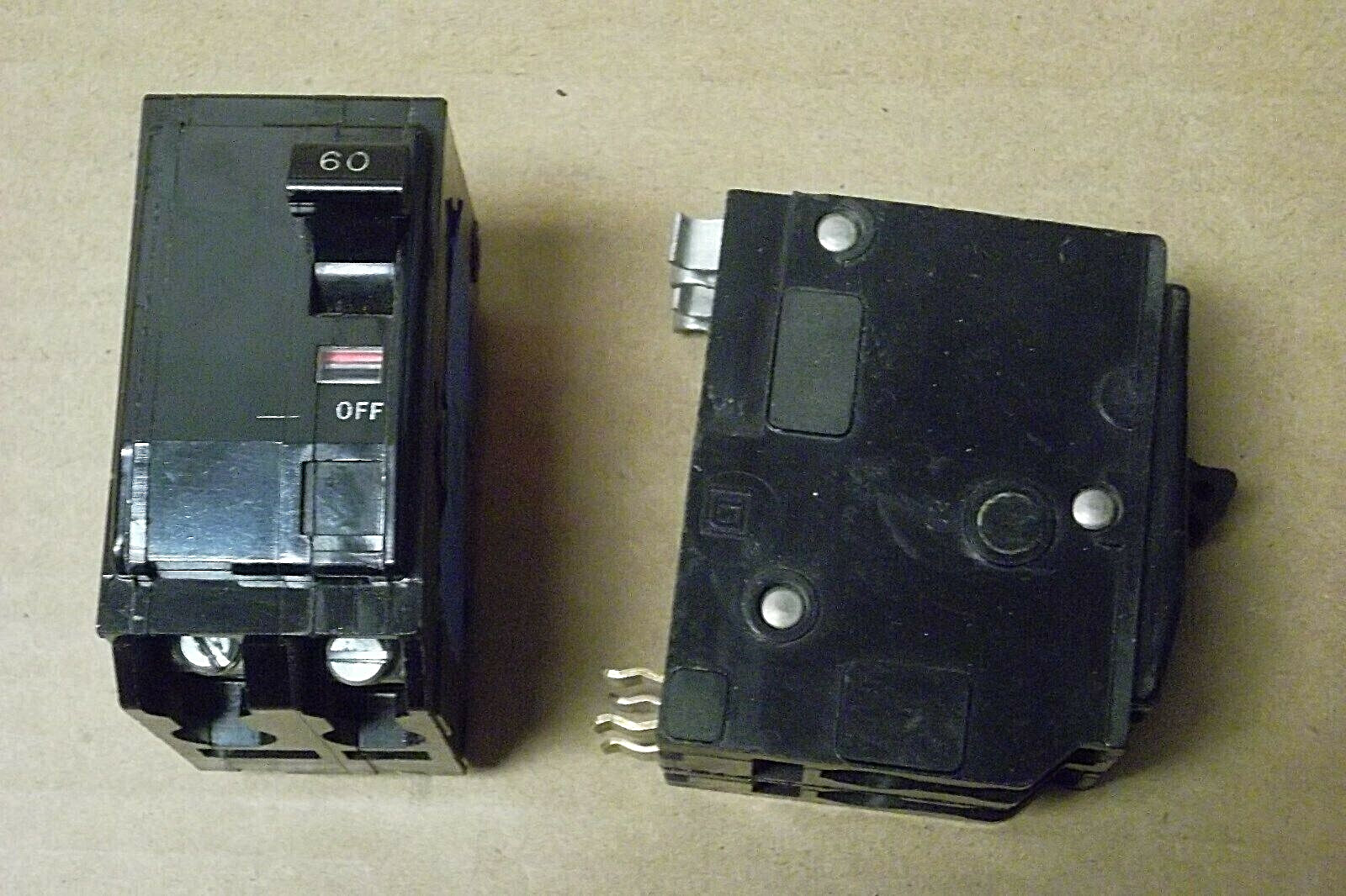 Square D QO QO260 2 Pole 60 Amp 120/240 V Black Circuit Breaker