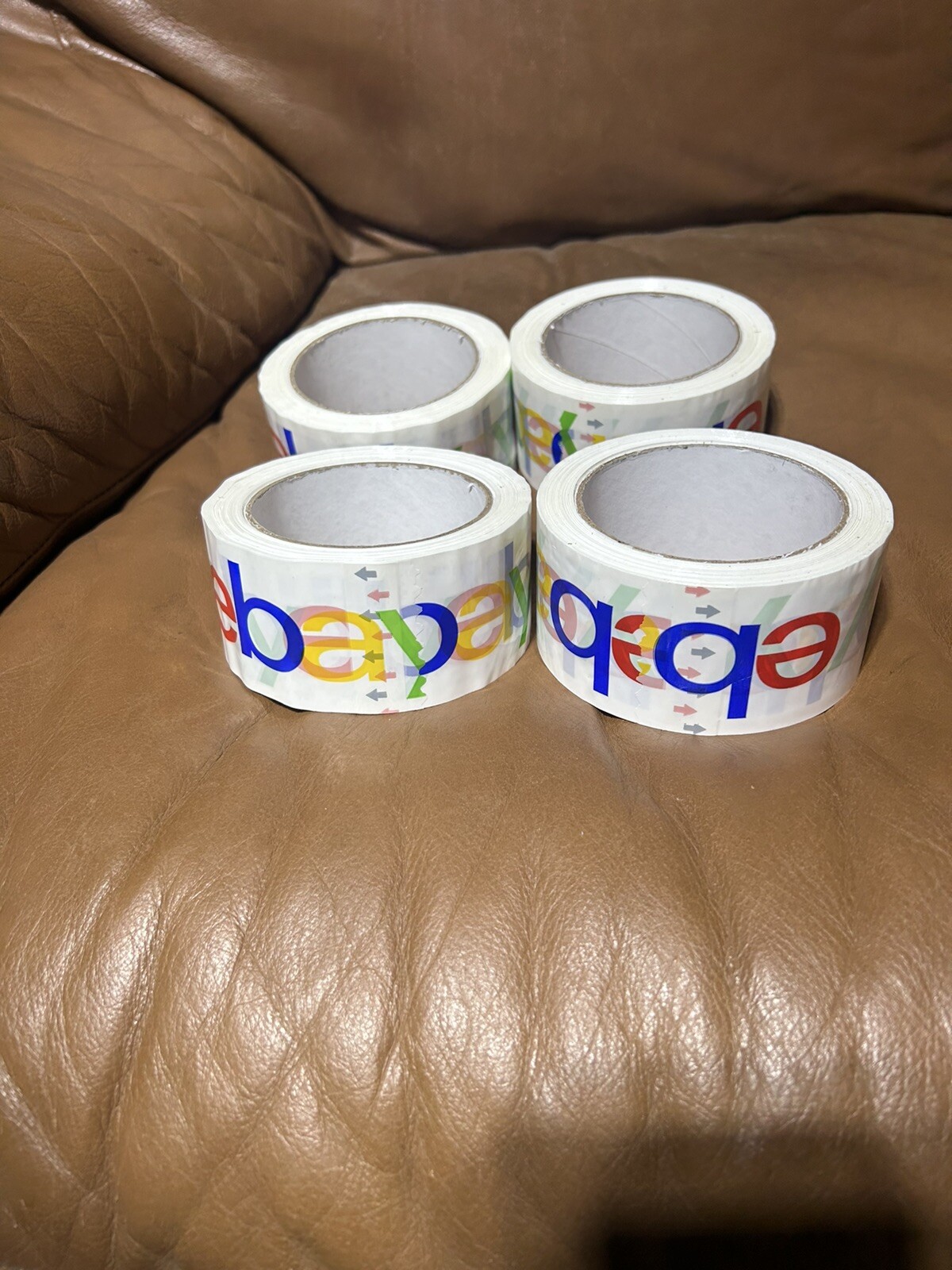 4 Rolls EBAY Branded Shipping Tape 2″ X 75 yards each