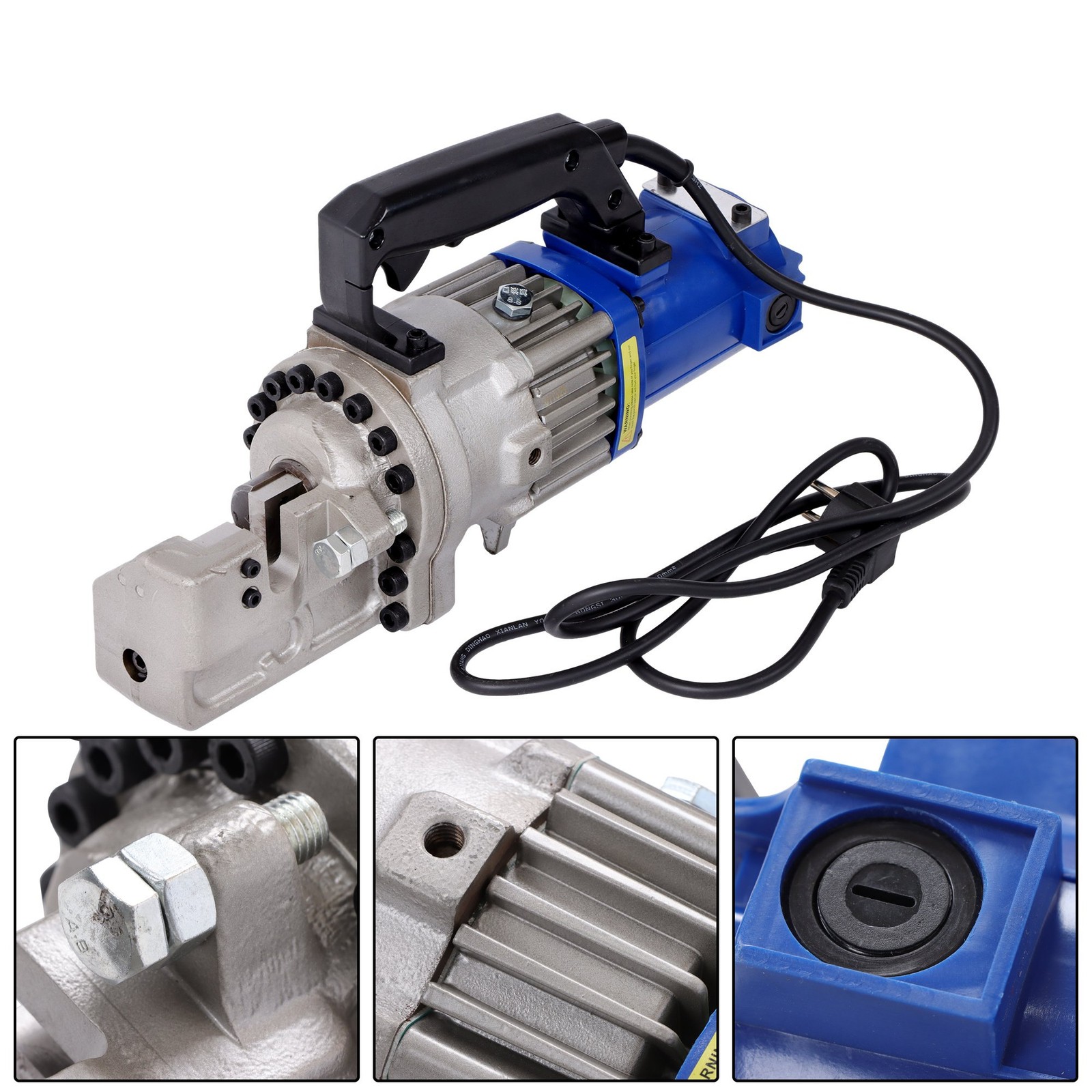 Electric Hydraulic Rebar Cutter RC-22 1350W Motor 7/8″ Cutting Range with Case