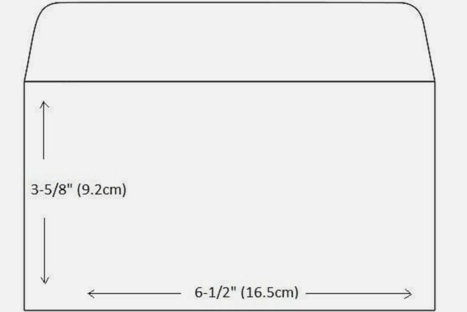 500 White Letter Mailing Envelopes Shipping 3-5/8” x 6-1/2” Peel and Self-Seal