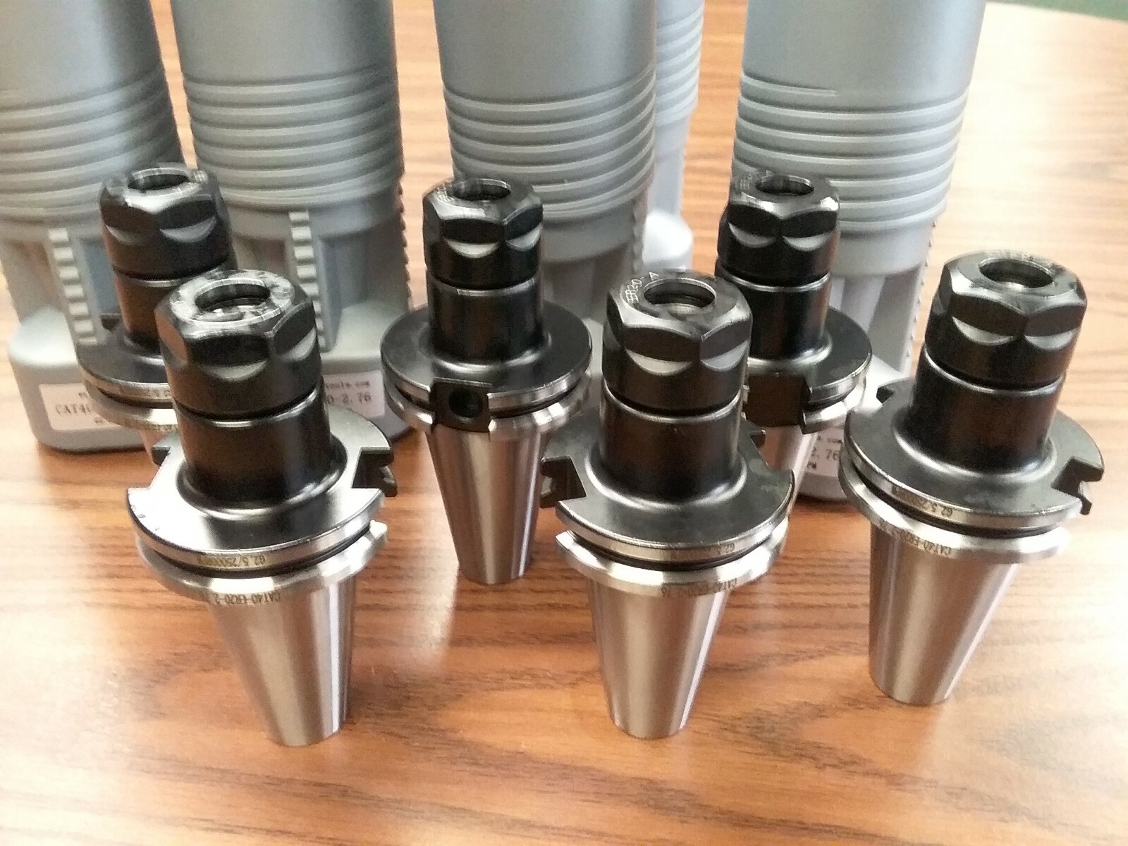 6pcs CAT40-ER20-2.76″ COLLET CHUCKS balanced to G2.5/25000RPM #B25-CAT40-ER20