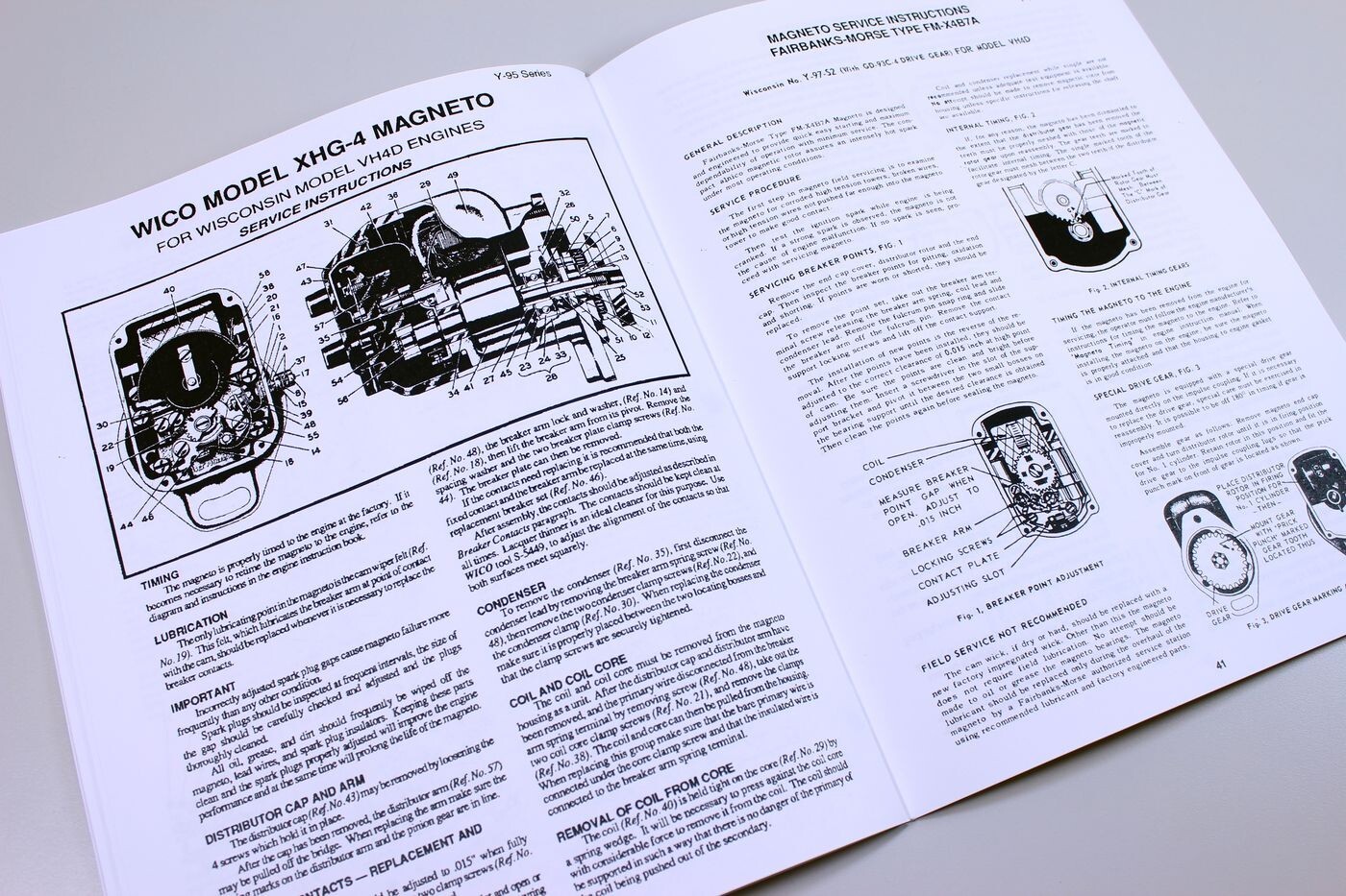 Wisconsin Vh4D Engine Service Repair Manual Technical Shop Book Overhaul