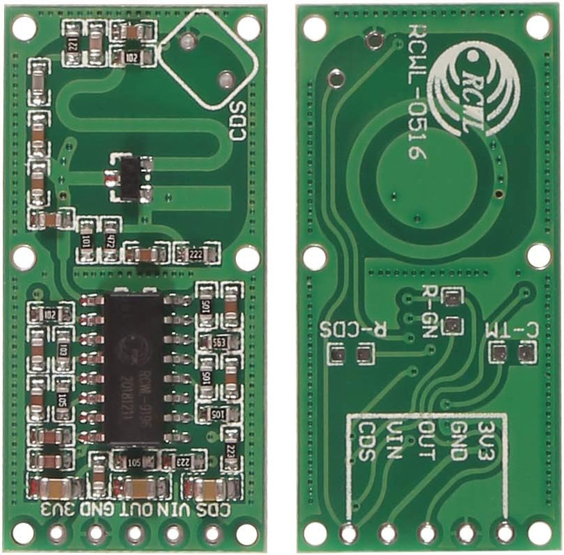 6PCS RCWL-0516 Microwave Radar Motion Sensor Module for Arduino ESP8266 Nodemcu