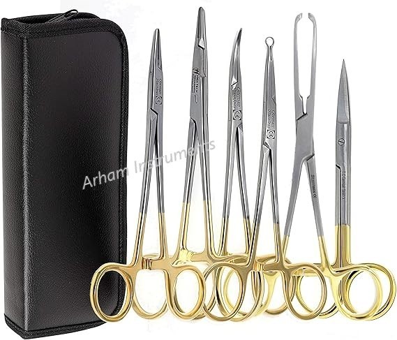 6 Pcs German Sutureless Vasectomy, Meatotomy Set, Urology Surgical Instruments