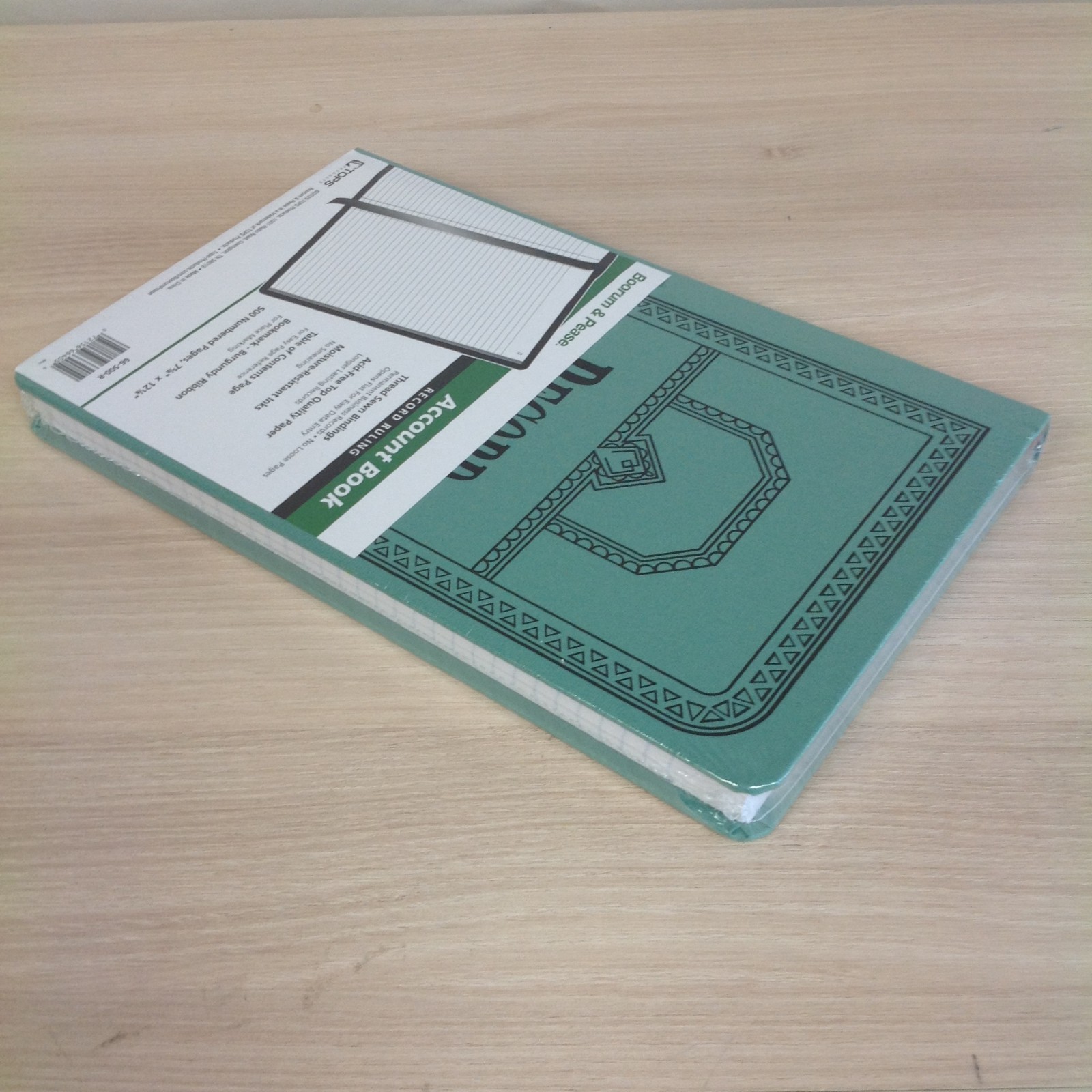 Boorum & Pease 66500R Account Record Book Record Rule 500 Pgs 12 1/8 x 7 5/8 NEW