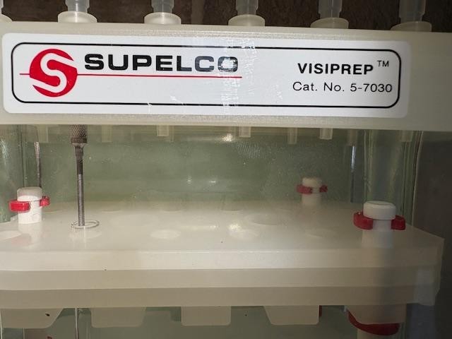 Supelco Visiprep™ Vacuum Manifold 12 Port 20 Hg Max Pressure, preowned 5-7030