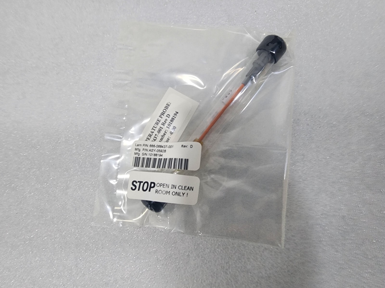 Lam Research ESC TEMP SENSOR FTP-V4-ESC-PTMOD ASY-0592b / 666-068437-001 (New)