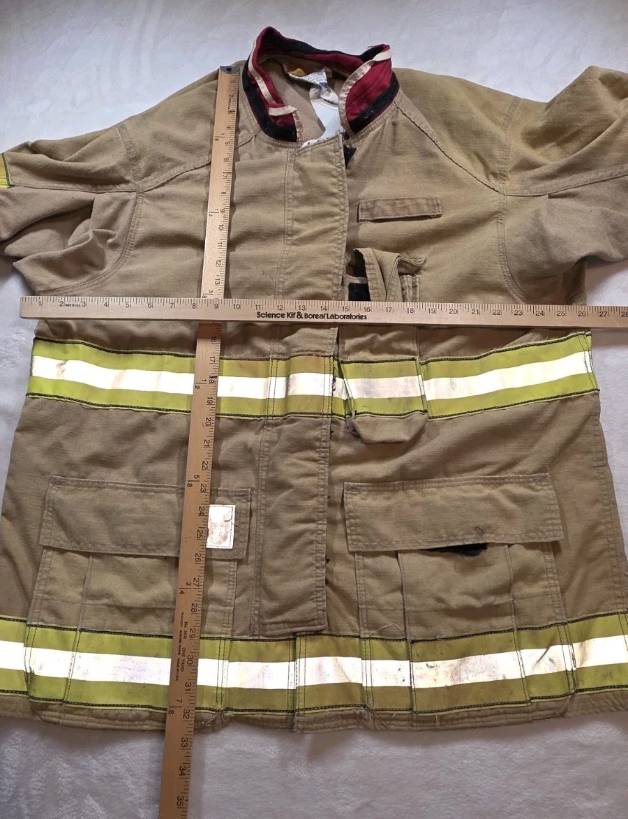 VTG Retired Firefighter Turnout JACKET FIRE COAT Shell Only «Fairfield» 46-37