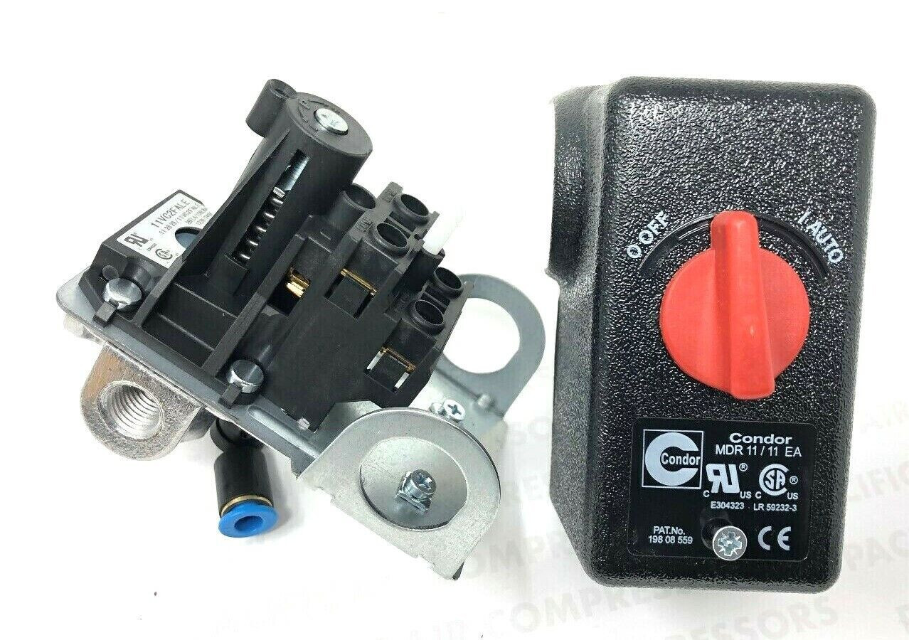 HUSKY AIR COMPRESSOR PRESSURE SWITCH MODEL C801H C602H 26 AMP 105-135 PSI
