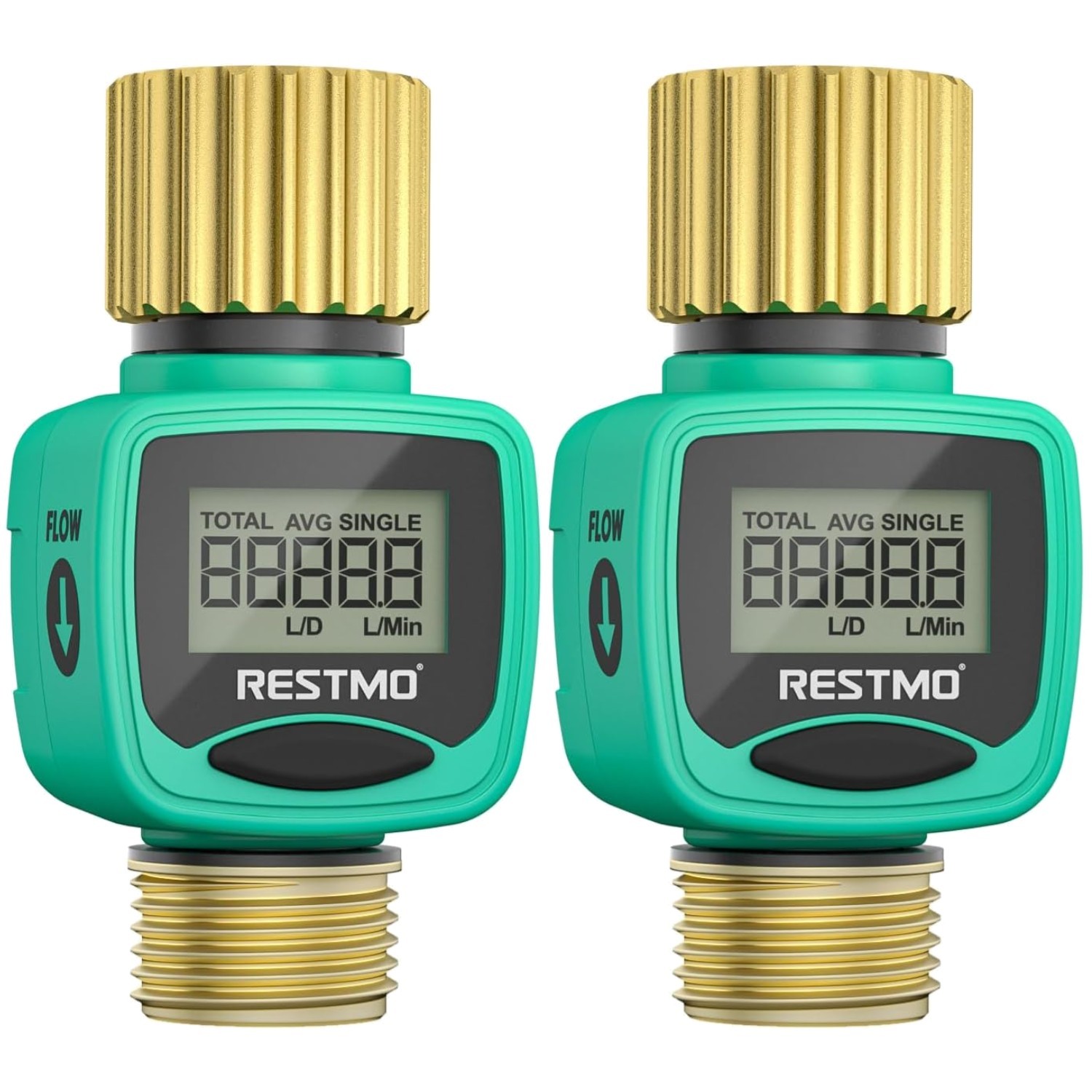 Weatherproof Garden Hose Meter