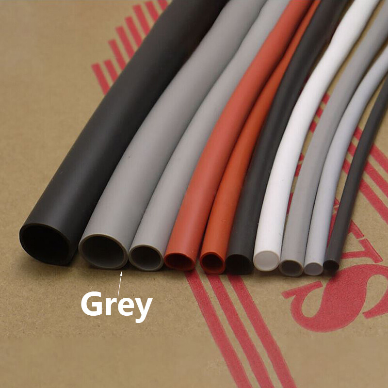 0.8mm-30mm Grey Flexible Soft Silicone Heat Shrink Tube 200°C HIGH TEMP Sleeving