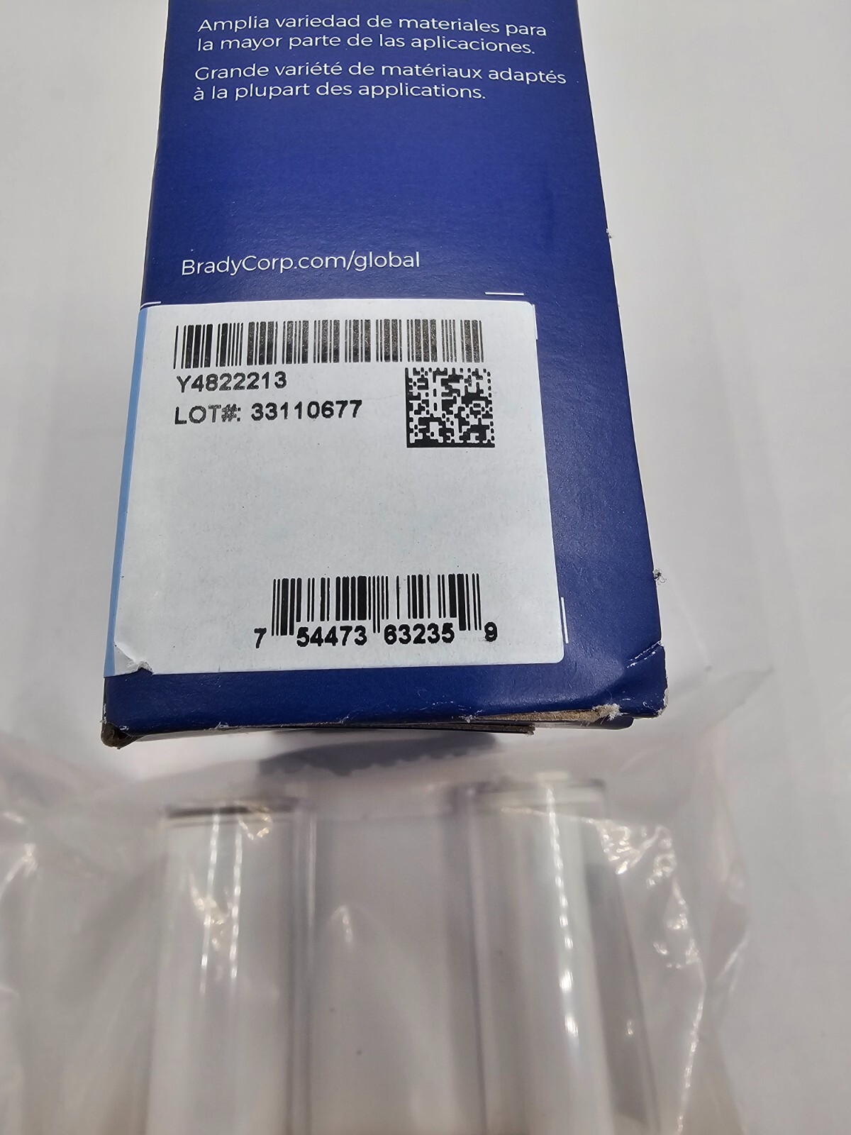 Brady R10000 Series Printer Ribbon Cartridge 2″ x 75′ White 152001 M61-R10010-WT