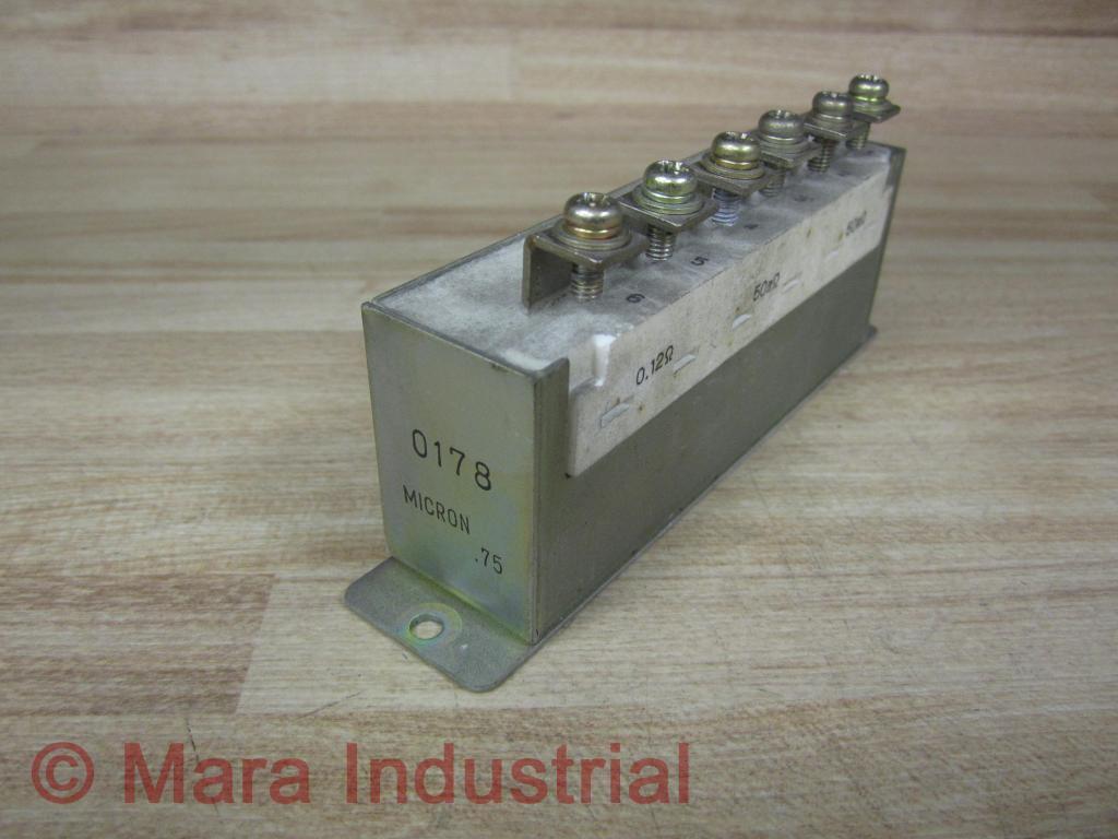 Micron 0178 .75 Resistor Module 0.12Ω / 50mΩ / 50mΩ