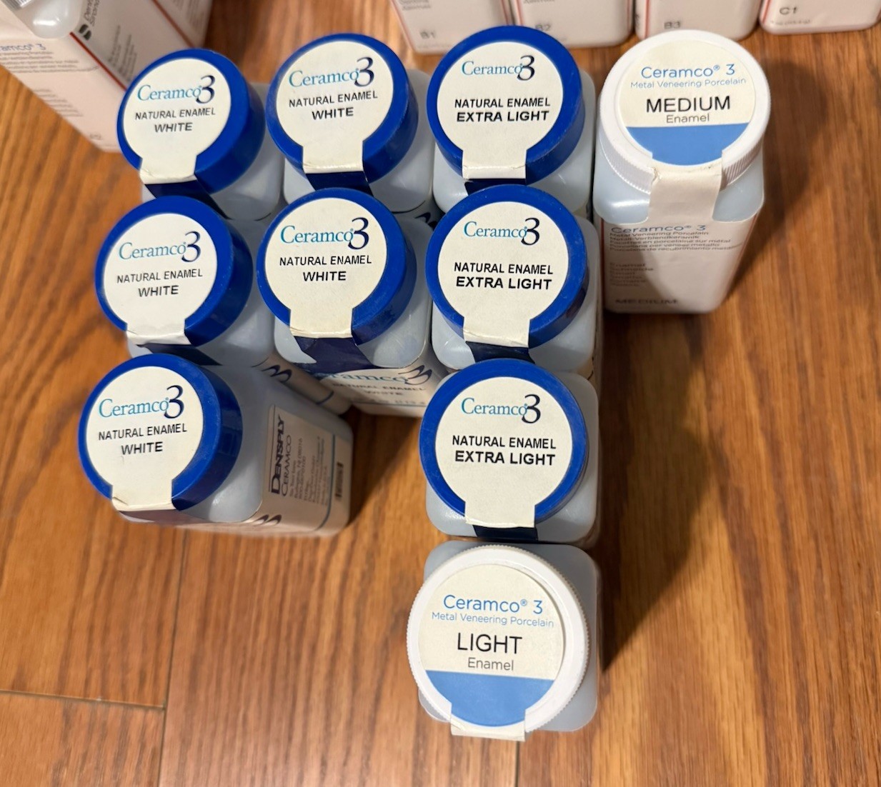 Ceramco 3 Porcelain 4 oz. Dentin Powder and Enamel Powders – Various Shades