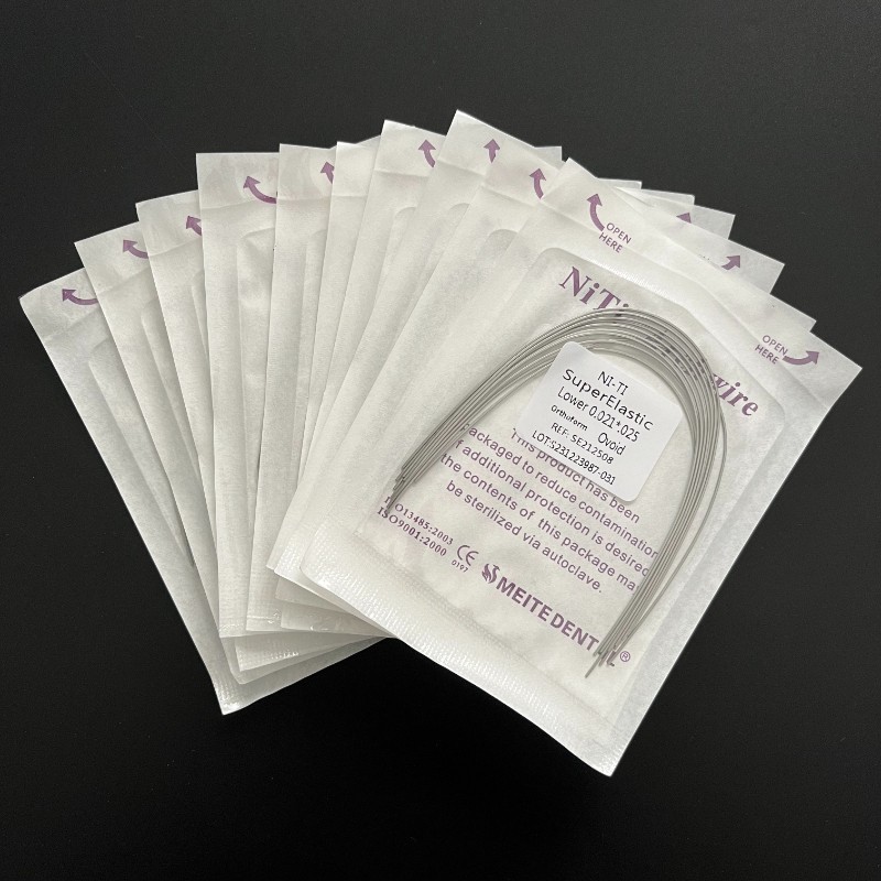 Dental Orthodontic Niti Super Elastic Ovoid/Natural Rectangular/Round Arch Wire