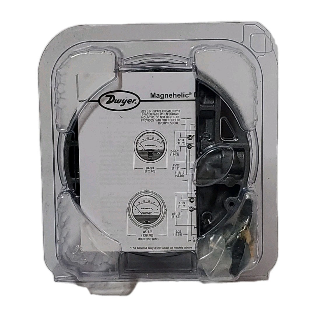 NEW Dwyer Magnehelic W28X RH Differential Pressure Gauge 0-10″ WC Range 15 PSIG