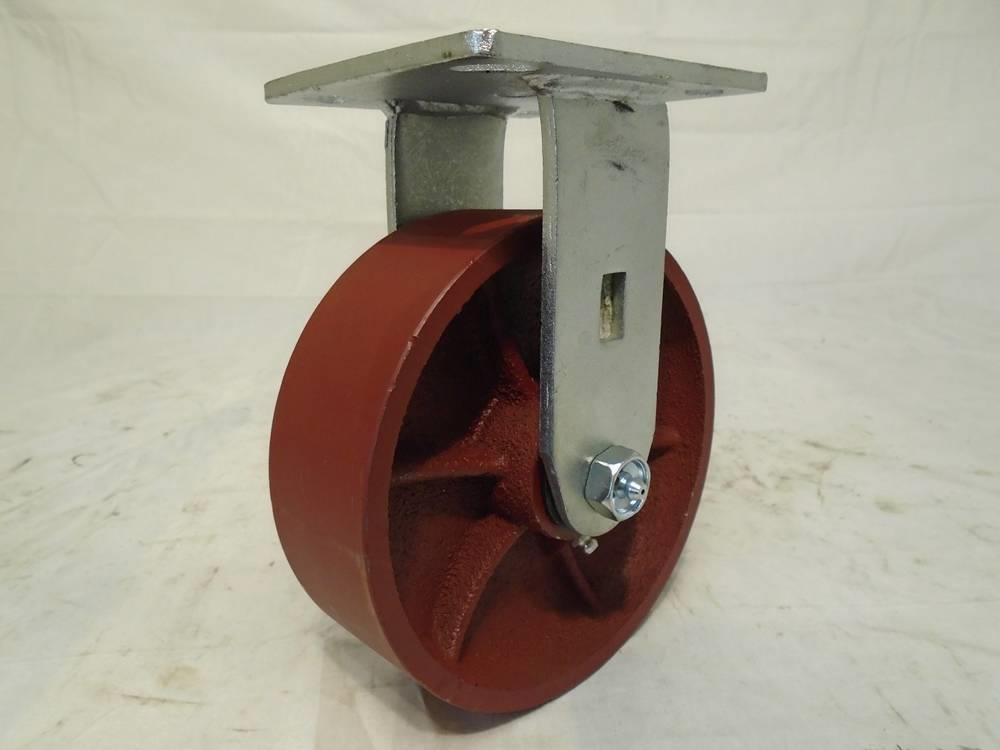 6″ x 2″ Swivel Caster Ductile Steel Wheel (2) & Rigid (2) 1400lbs Each Tool Box