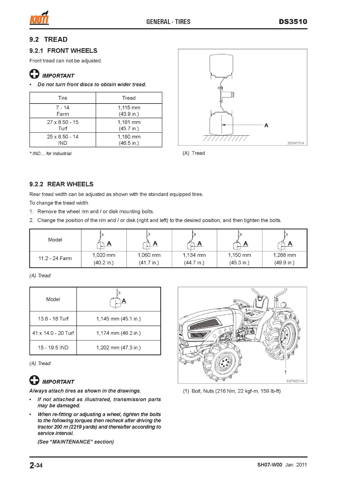 DS3510 Diesel Tractor Workshop Repair Manual Fits Kioti Daedong 3A165LWD