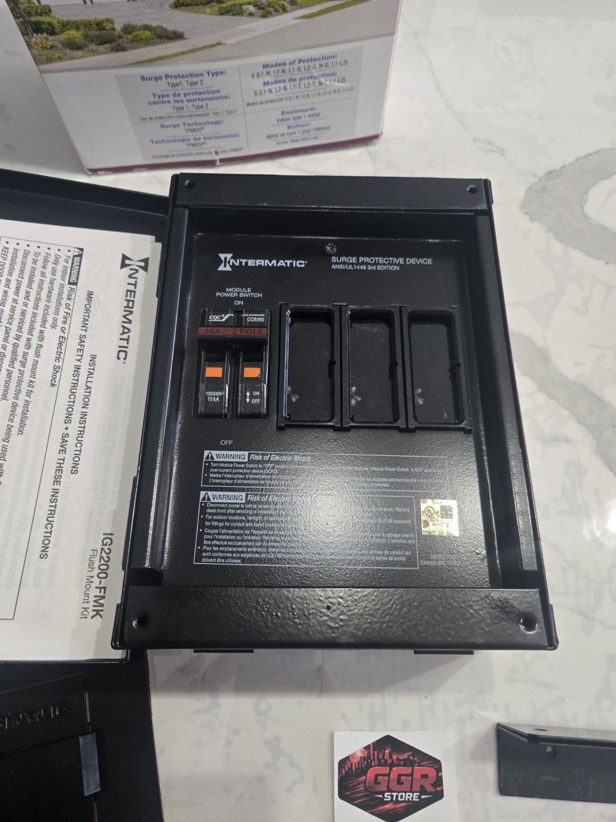 Intermatic IG2240-IMSK Surge Protective Device 120-240 VAC
