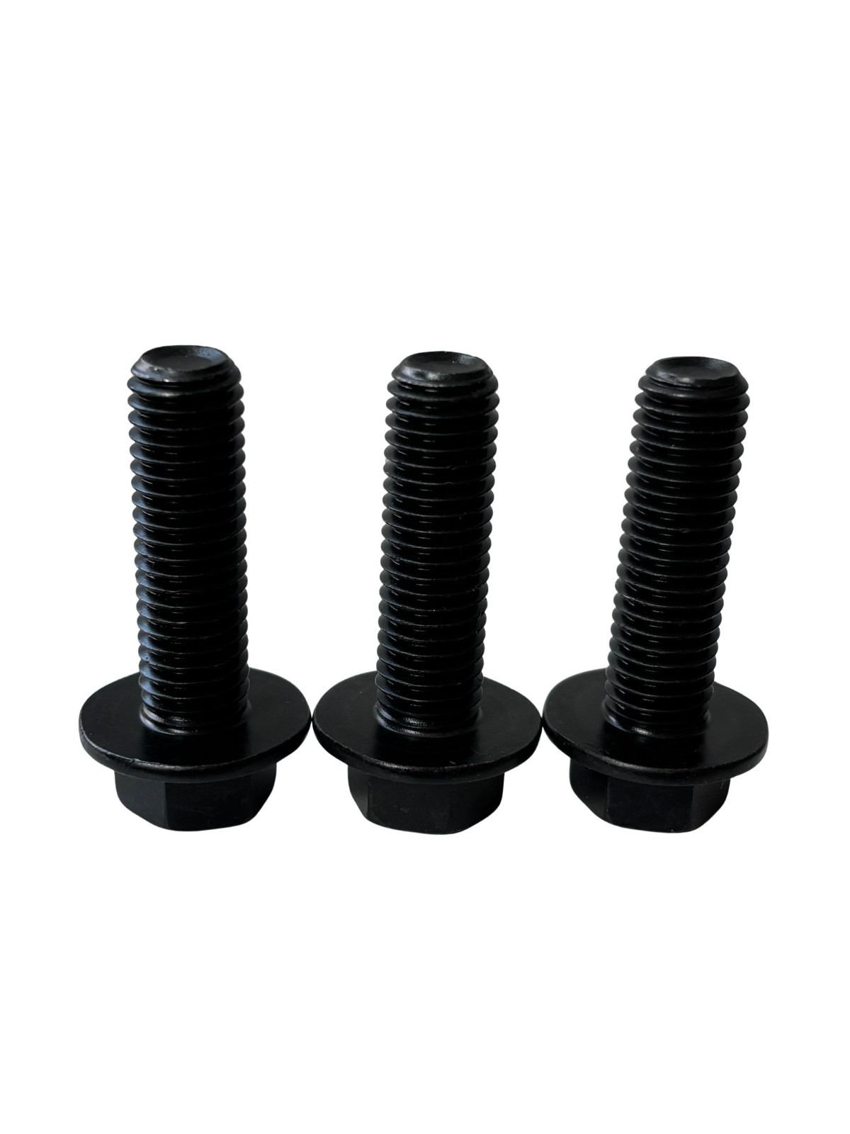25 pcs M12-1.75×50 Hex Flange Frame Bolt Class 10.9 DIN 6921 Zinc Phosphate Oil