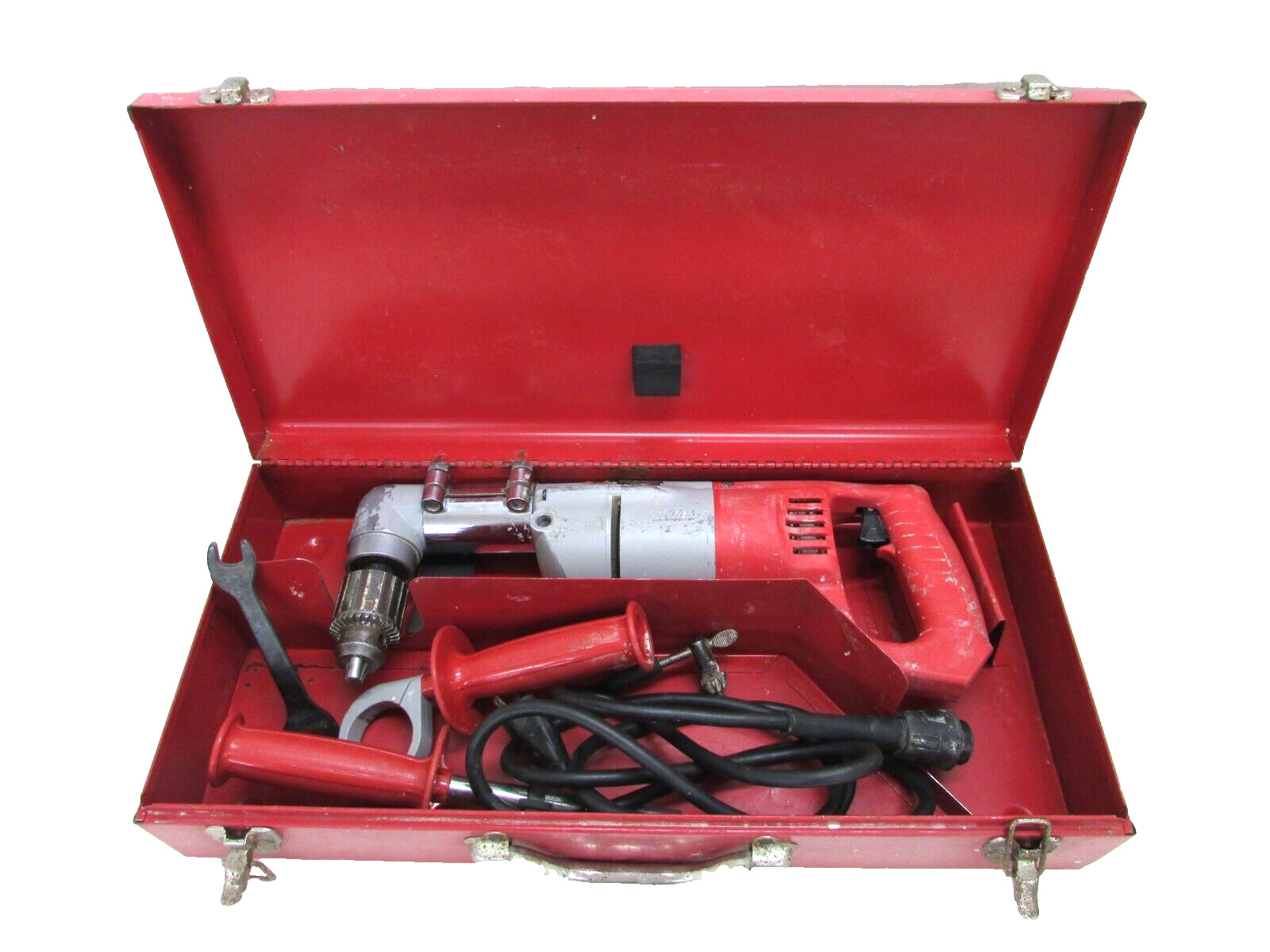 MILWAUKEE HEAVY-DUTY 1/2″ RIGHT ANGLE DRILL No. 1107-1, 120V, 7.0A, 0-500 RPM